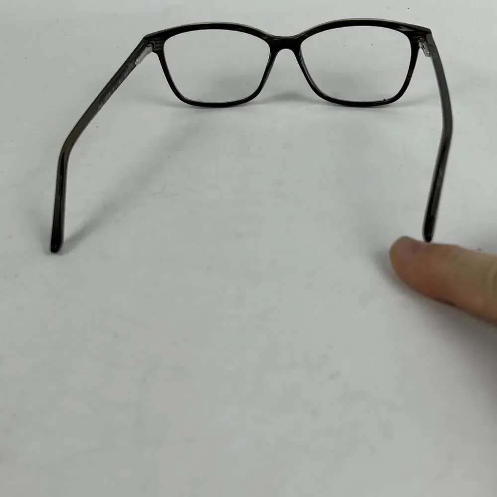 Lenton & Rusby LR5007 Eyeglasses Womens Black Gray Square‎ Frames 54-14-135